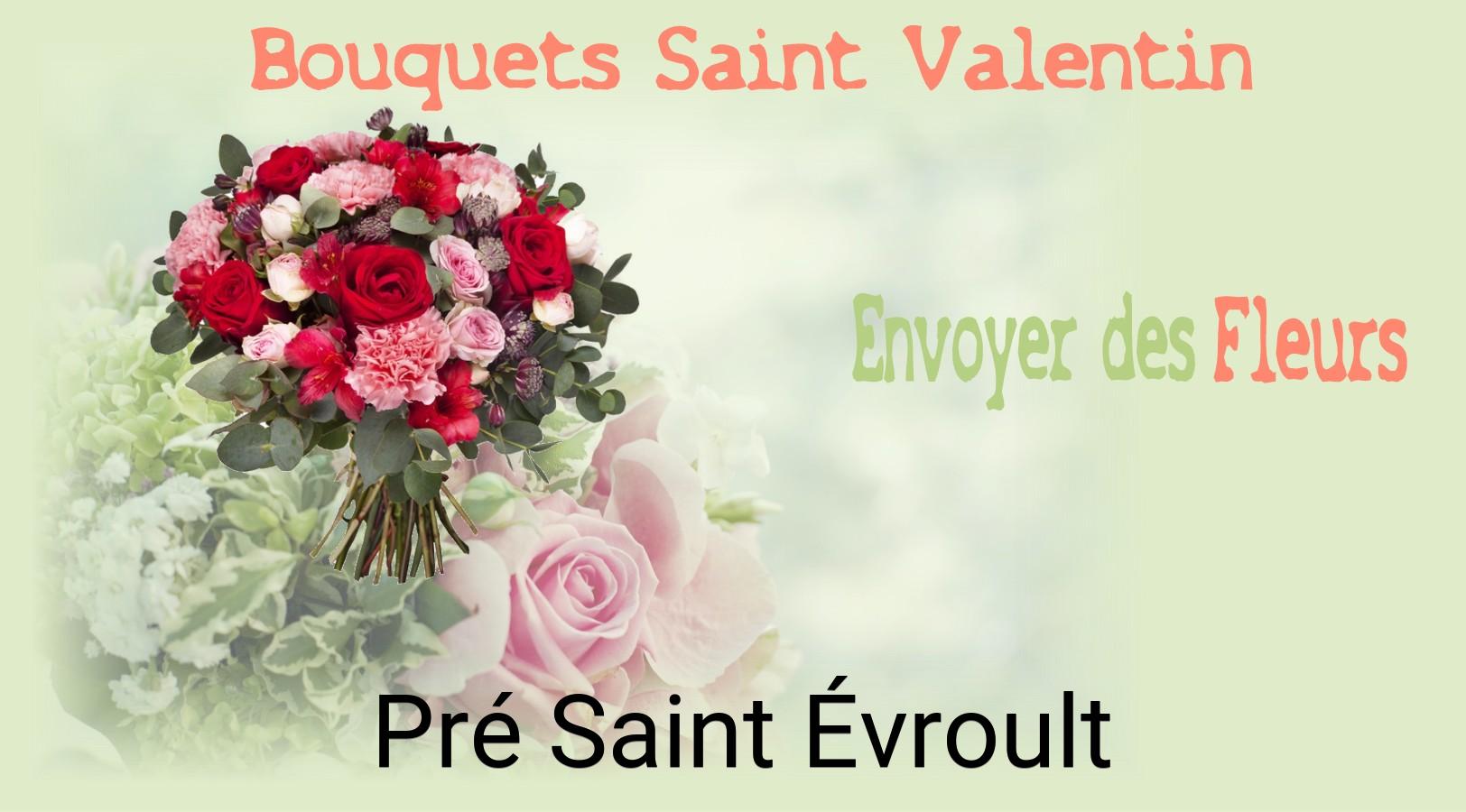 Roses de Saint-Valentin livrées à Pré-Saint-Évroult